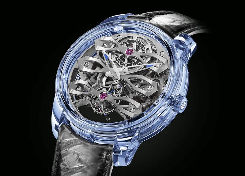 芝柏Quasar Azure限量版透視機(jī)械手表-復(fù)刻表