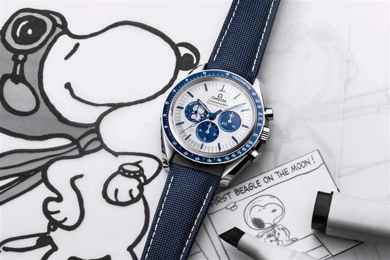 歐米茄超霸“史努比銀獎”50周年紀念款310.32.42.50.02.001-復刻表