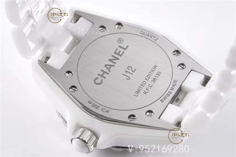 XF廠香奈兒J12系列陶瓷石英女士復刻表粉盤做工怎么樣-復刻表