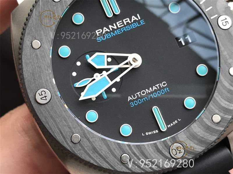 VS廠沛納海799-VS廠沛納海pam799復刻表做工怎么樣碳纖維和鈦金屬結合-復刻表