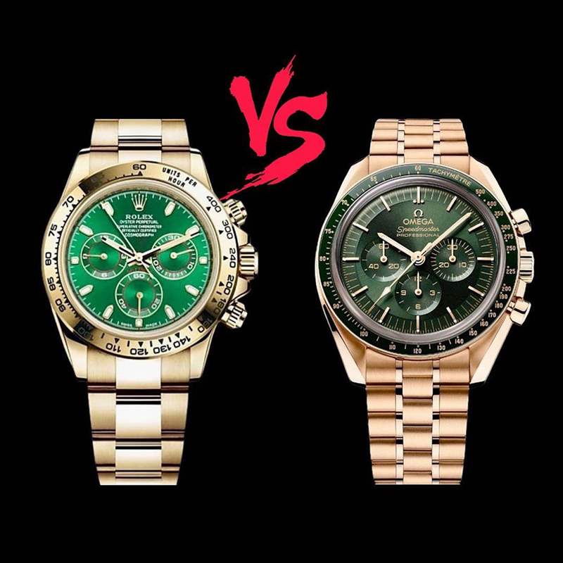 ROLEX vs OMEGA｜5大對(duì)應(yīng)手表決高下Daytona、水鬼、OP如雙胞胎-復(fù)刻表