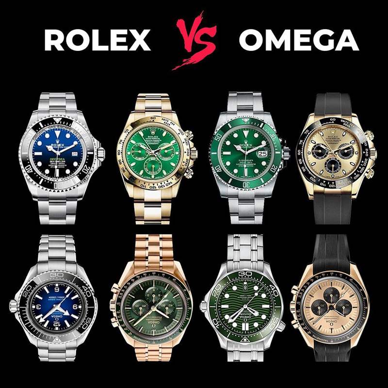 ROLEX vs OMEGA｜5大對(duì)應(yīng)手表決高下Daytona、水鬼、OP如雙胞胎-復(fù)刻表