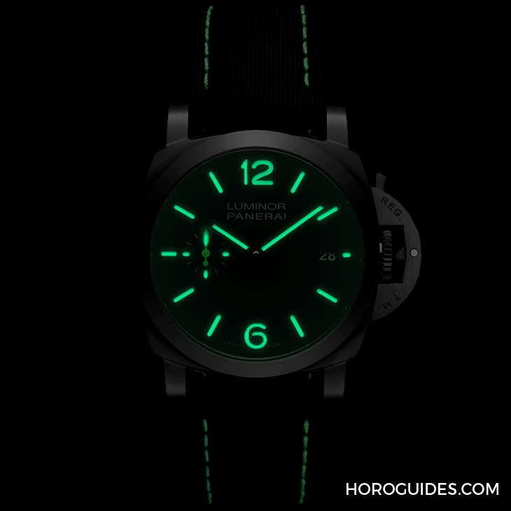 電競美學加身,雷蛇螢光綠在發光|Panerai Luminor Quaranta Razer特別版-復刻表