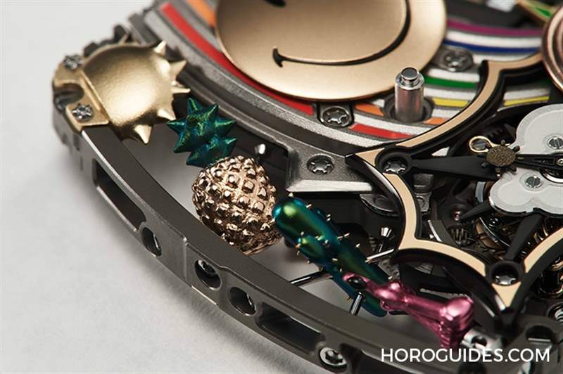 Richard Mille少見樂園化的一面! RM 88 Smiley自動上鏈陀飛輪腕表-復(fù)刻表