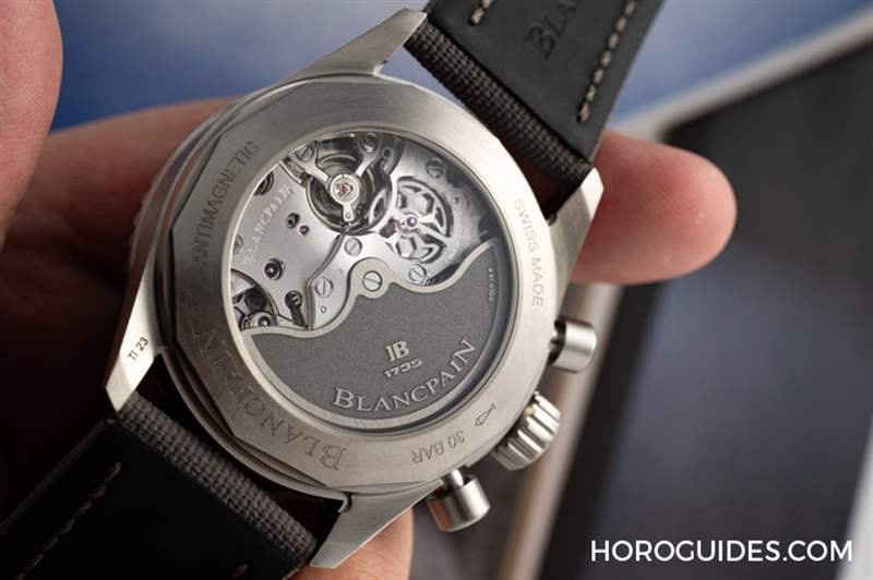 18K紅金藍面、23級鈦灰面，Blancpain五十噚深潛器飛返計時碼表兩款延伸新作-復刻表