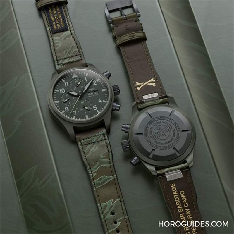 迷彩、刺繡布貼，SBTG街頭潮味上手｜IWC x SBTG特別版表帶套裝-復刻表