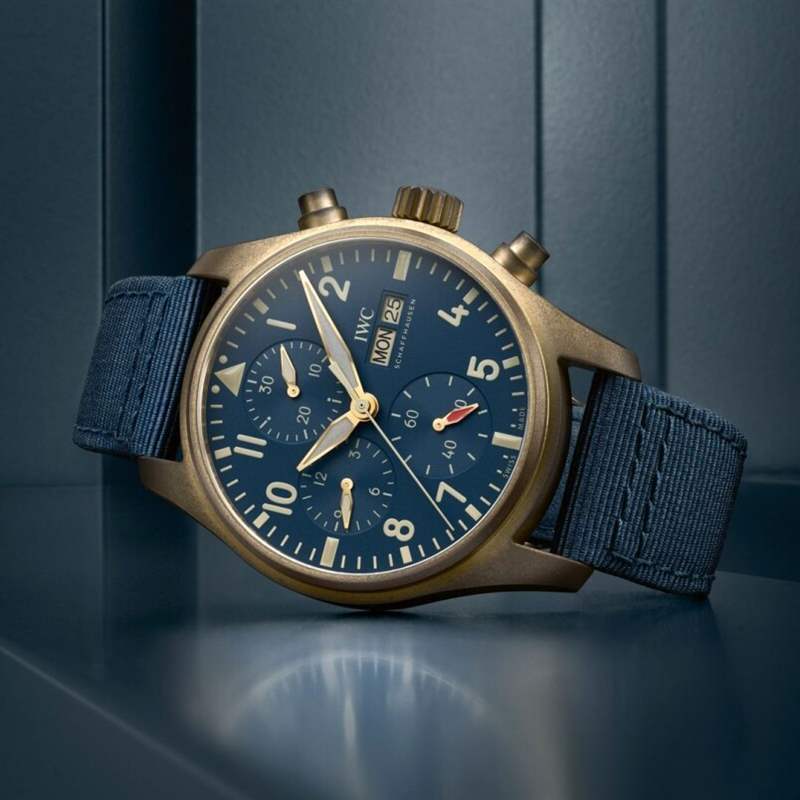 IWC 2022最新飛行表Pilot's Watch Chronograph 41｜更硬凈的青銅合金-復刻表