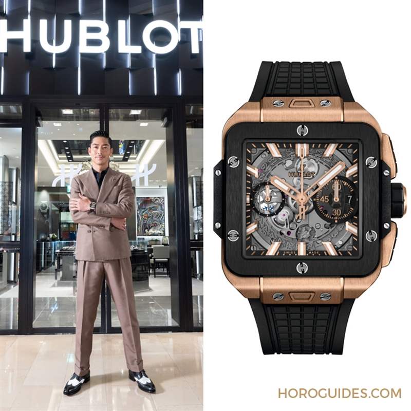 高階運動方表這樣搭,怎一個瀟灑了得|Hublot Square Bang Unico計時碼表-復刻表