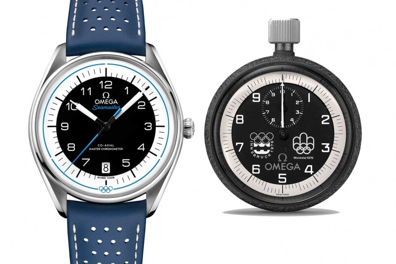 OMEGA 【BASELWORLD 2018】OMEGA將奧運色調帶到手上-復刻表