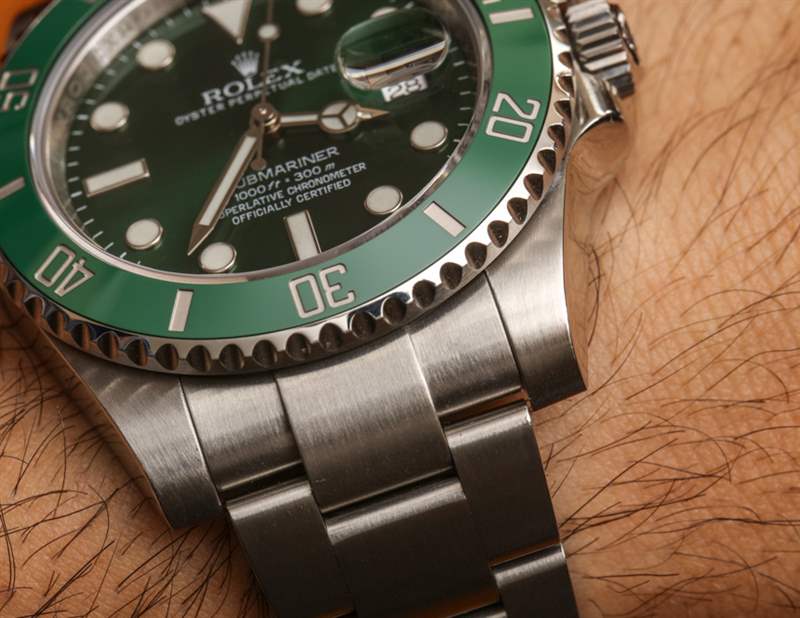 勞力士Submariner 116610LV在綠色手表評(píng)論-復(fù)刻表