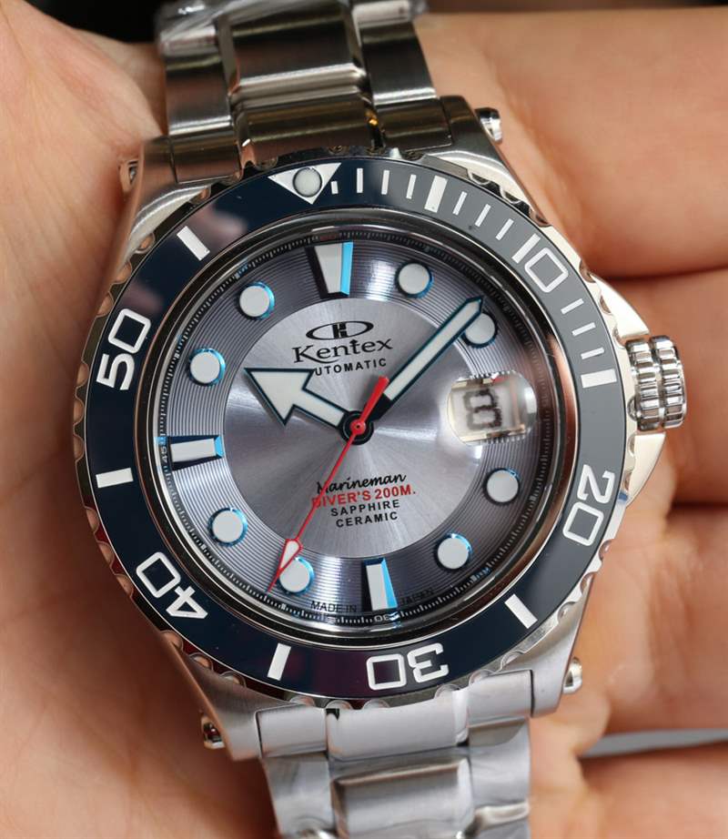 Kentex Marineman藍(lán)寶石陶瓷腕表上手體驗(yàn)-復(fù)刻表