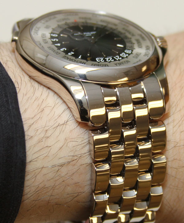 百達(dá)翡麗5130G (5130/1G)手鏈腕表上手體驗-復(fù)刻表