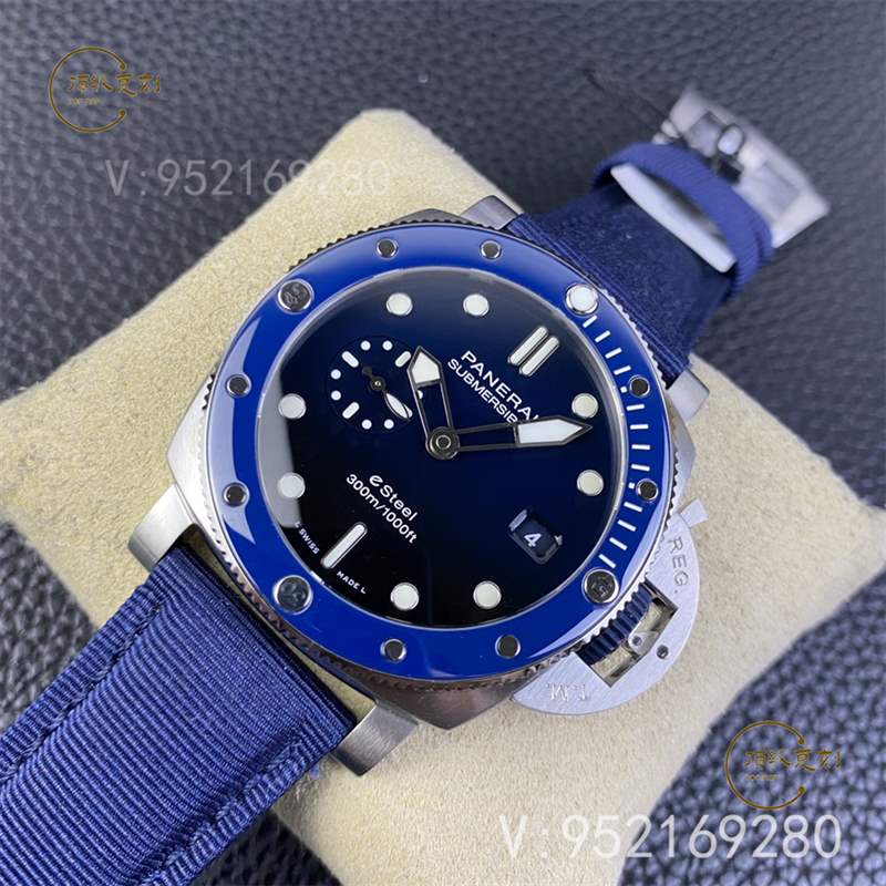 SBF廠(VS廠)新品沛納海pam1289藍(lán)色拋光圈口腕表做工如何-復(fù)刻表