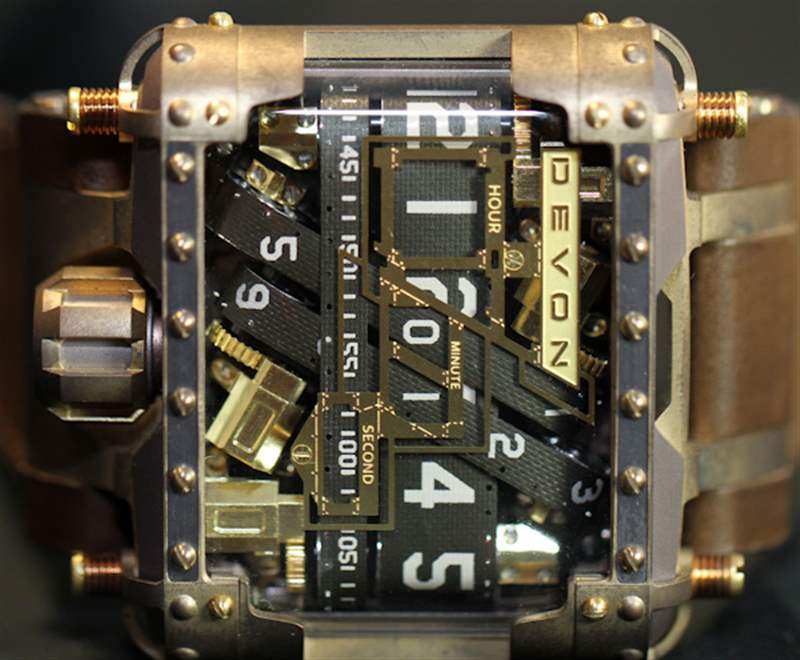 Devon Tread 1蒸汽朋克手表評(píng)論-復(fù)刻表