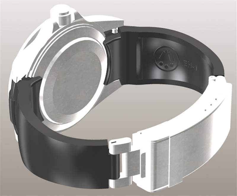 勞力士手表評(píng)論的珠穆朗瑪峰EH-1表帶硅膠表帶-復(fù)刻表