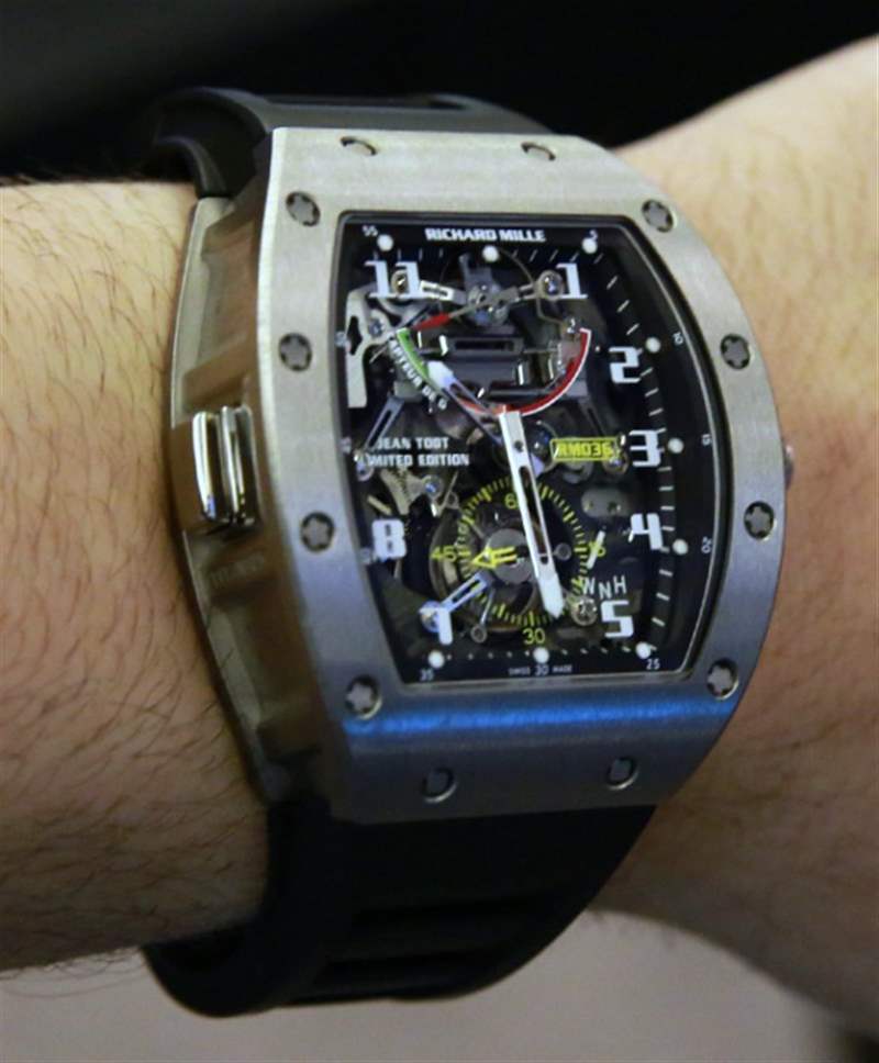 理查德米勒RM036手表與G-Force Meter動手實踐-復刻表