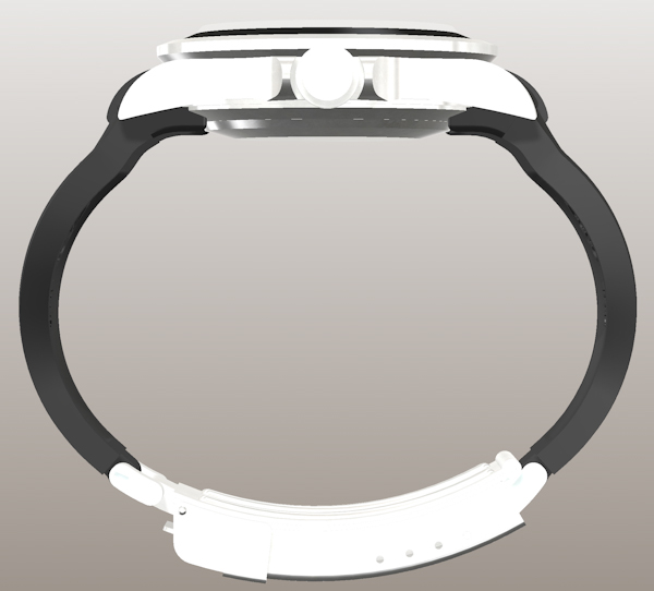 勞力士手表評(píng)論的珠穆朗瑪峰EH-1表帶硅膠表帶-復(fù)刻表