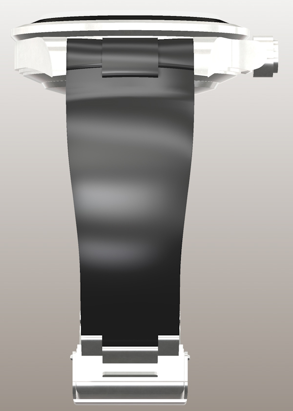 勞力士手表評(píng)論的珠穆朗瑪峰EH-1表帶硅膠表帶-復(fù)刻表