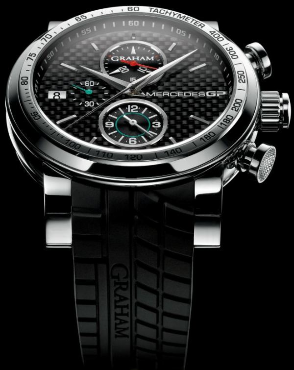 gpsilvermb 格雷厄姆手表是梅賽德斯GP銀色多功能計時腕表-復刻表