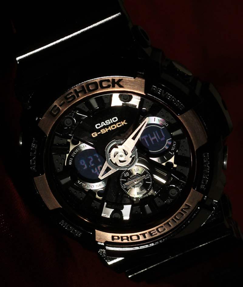 卡西歐G-Shock GA200RG手表評測-復刻表