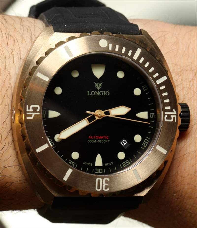 Longio朱克青銅手表評論-復(fù)刻表