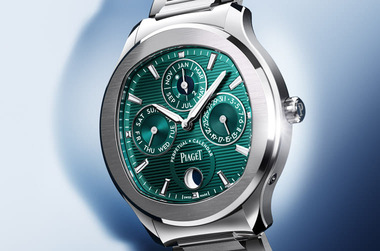 伯爵不銹鋼P(yáng)olo運(yùn)動(dòng)表首度推出超薄萬(wàn)年歷功能-復(fù)刻表