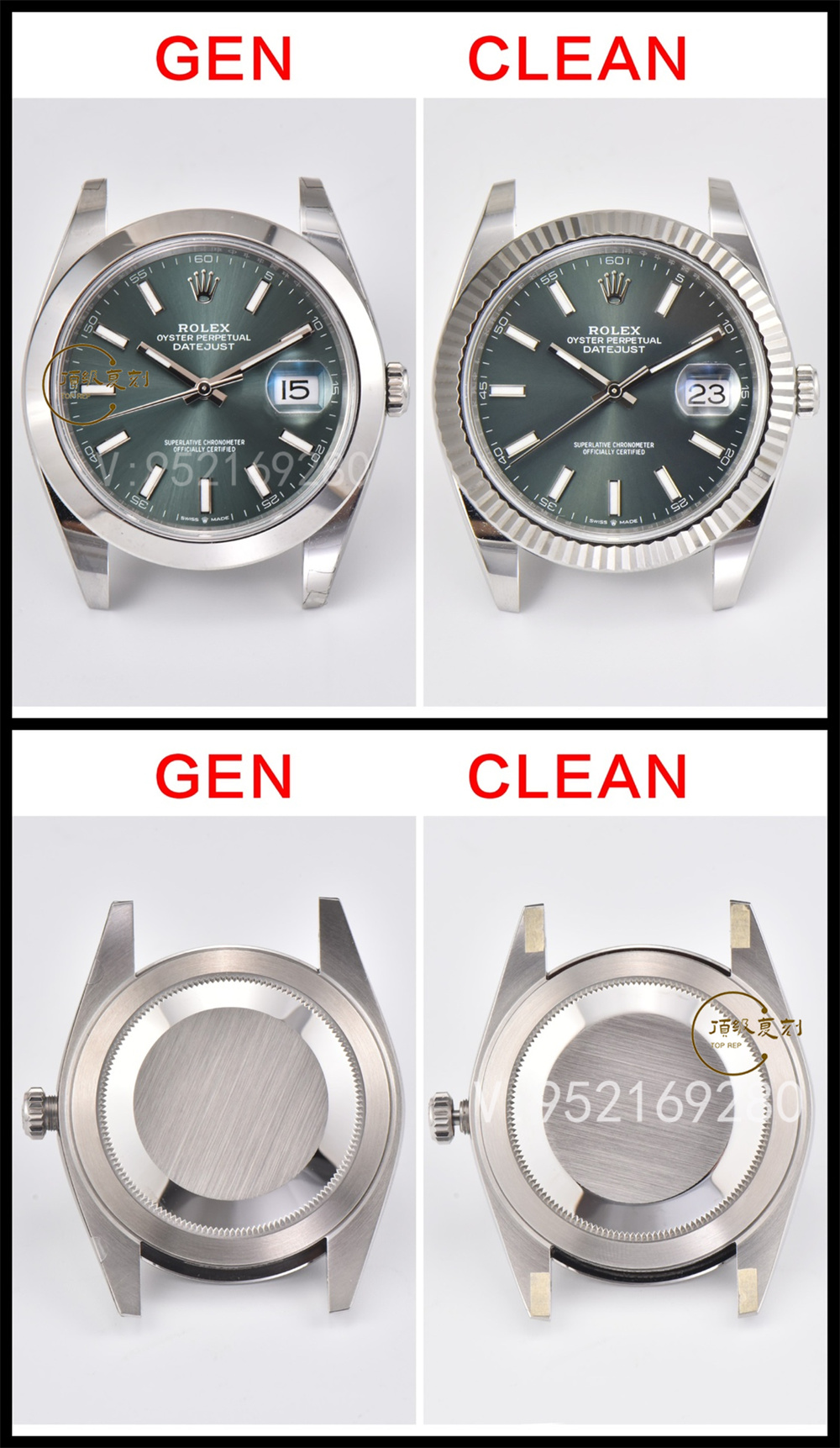 Clean廠C廠薄荷綠日志41mm對(duì)比正品怎么樣,C廠薄荷綠日志真假對(duì)比評(píng)測(cè)-復(fù)刻表