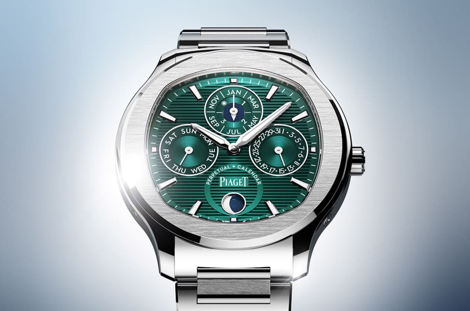 伯爵不銹鋼P(yáng)olo運(yùn)動(dòng)表首度推出超薄萬(wàn)年歷功能-復(fù)刻表