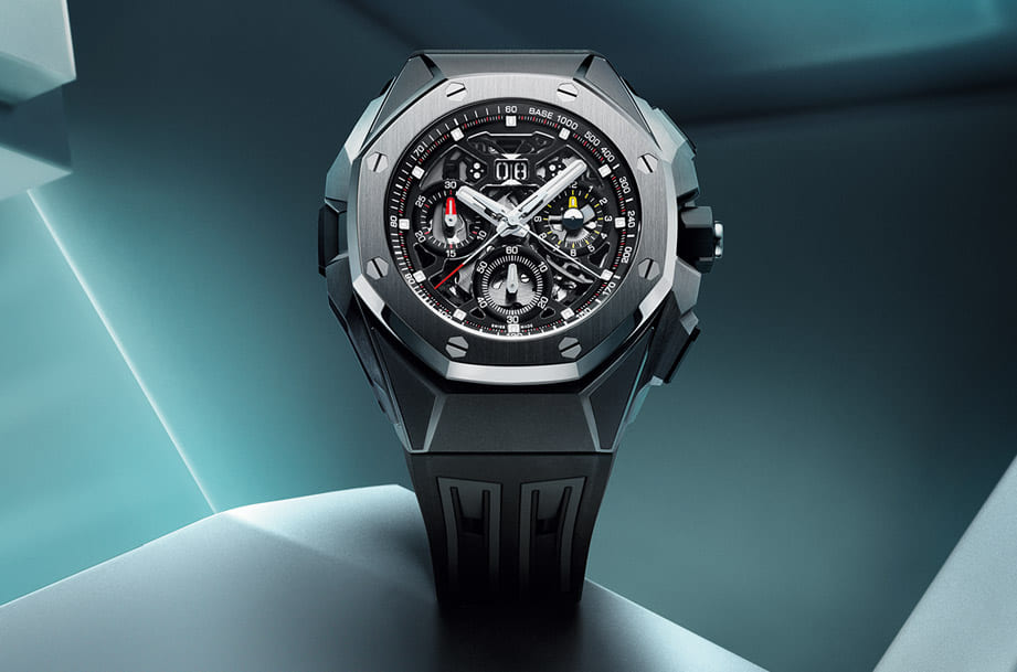 AP皇家橡樹概念系列新作首度融入雙追針飛返計(jì)時與表帶快拆設(shè)計(jì)-復(fù)刻表