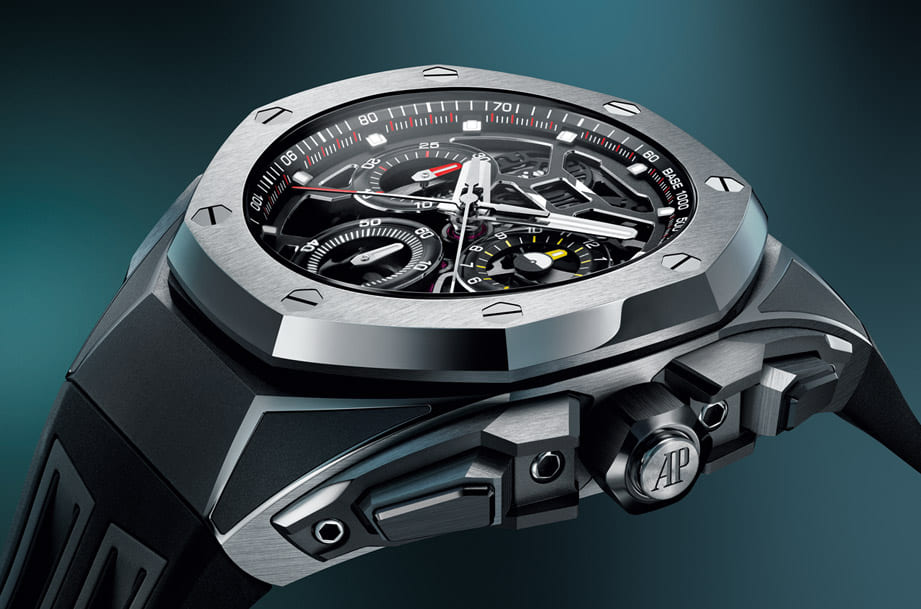 AP皇家橡樹概念系列新作首度融入雙追針飛返計(jì)時與表帶快拆設(shè)計(jì)-復(fù)刻表