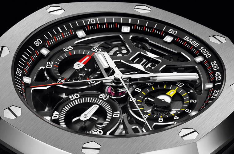 AP皇家橡樹概念系列新作首度融入雙追針飛返計(jì)時與表帶快拆設(shè)計(jì)-復(fù)刻表