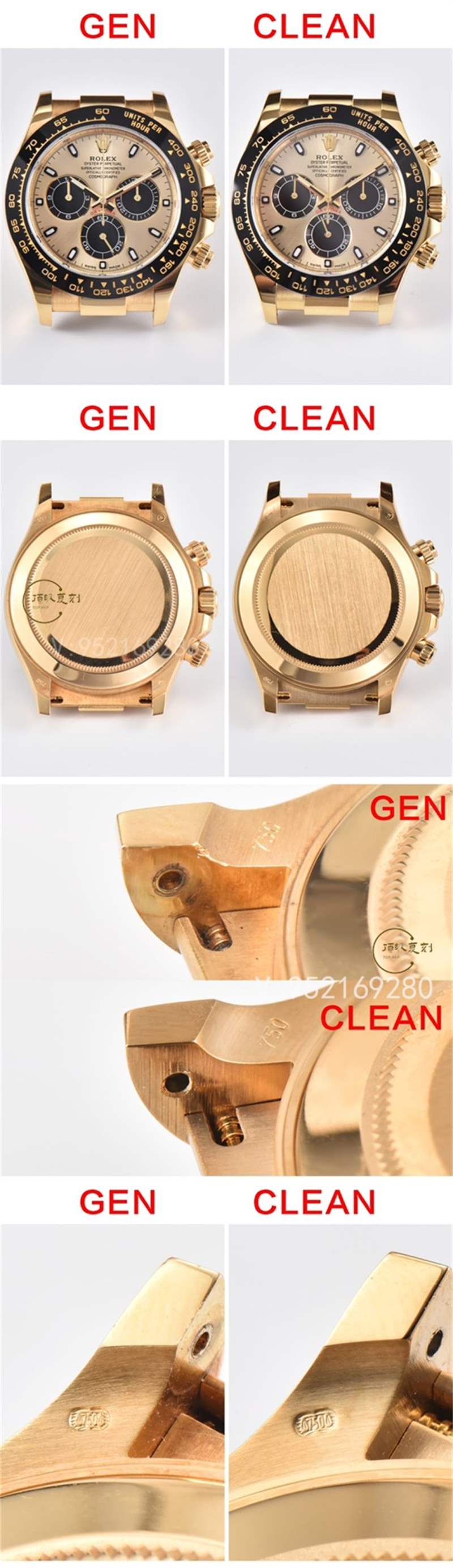 Clean廠C廠勞力士余文樂迪通拿真假對比,C廠余文樂對比正品區別大嗎-復刻表