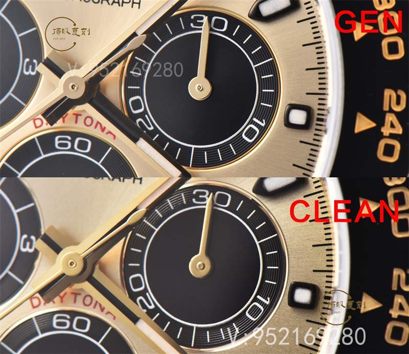 Clean廠C廠勞力士余文樂迪通拿真假對比,C廠余文樂對比正品區別大嗎-復刻表