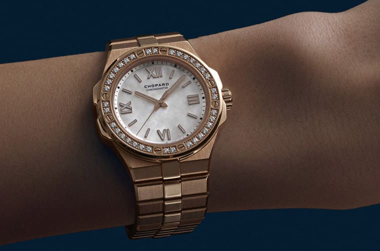 蕭邦A(yù)lpine Eagle系列以玫瑰金和鉆石詮釋5款不同表徑尺寸新作-復(fù)刻表