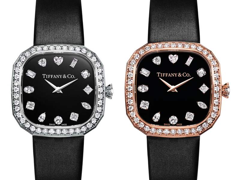 『新表』Tiffany推出3枚蒂芙尼Eternity珠寶腕表：枕形表殼，12種琢形鉆石時標-復刻表