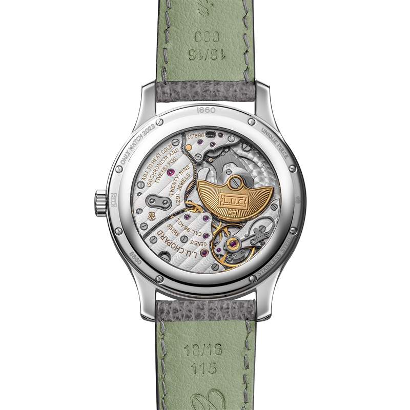 Chopard推出L.U.C 1860冰綠色表盤超薄腕表-復刻表