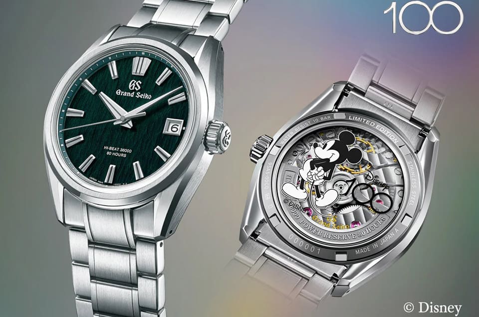 GRAND SEIKO推出迪士尼100周年紀念表限量數、發售方式、價格總整理-復刻表