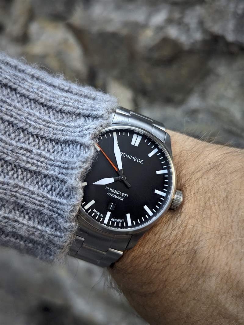 腕表點評：阿基米德飛行員200-復刻表