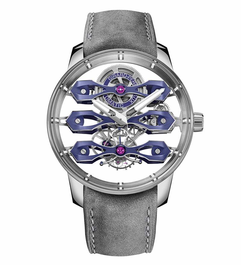 Bucherer推出3枚Bucherer Blue時計新作：Girard-Perregaux、H. Moser & Cie.和L’Epe?e合作版-復刻表
