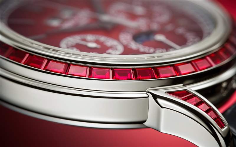 百達(dá)翡麗推出2枚Ref. 5271鉑金萬年歷計(jì)時(shí)碼表：紅寶石和藍(lán)寶石-復(fù)刻表