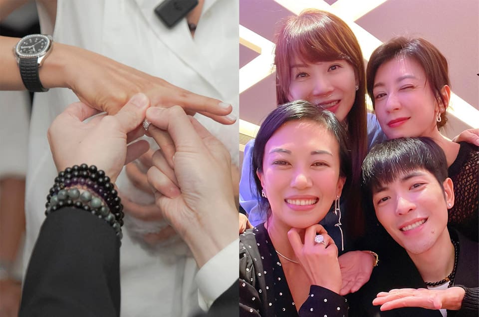 蕭敬騰向經(jīng)紀(jì)人Summer求婚成功PP夯表、破億鉆戒真情露出-復(fù)刻表