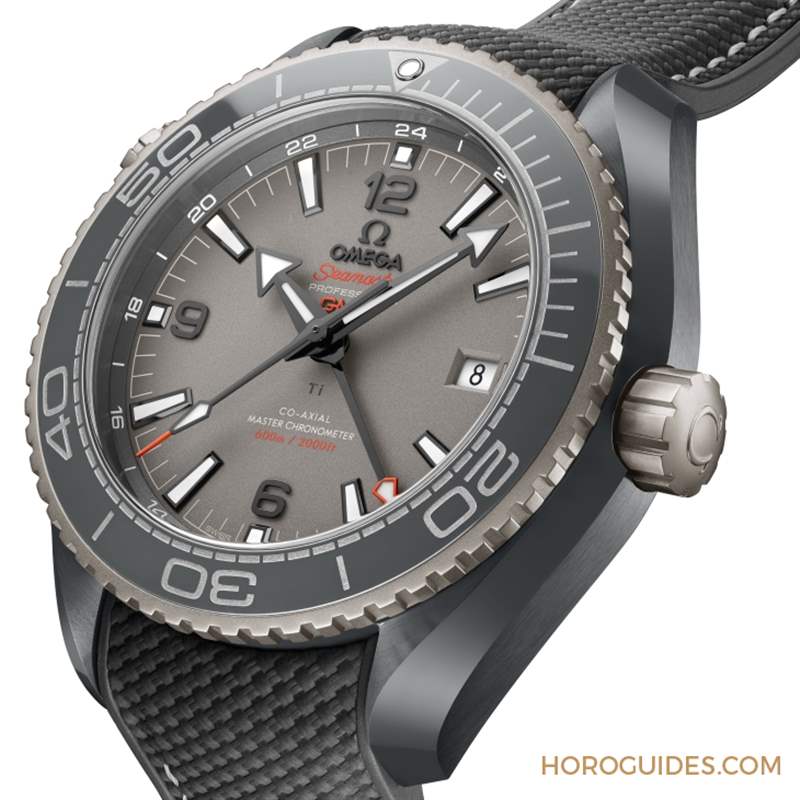 輕量化材質(zhì)打造由內(nèi)到外的輕盈感｜OMEGA Seamaster Planet Ocean Dark Grey-復(fù)刻表