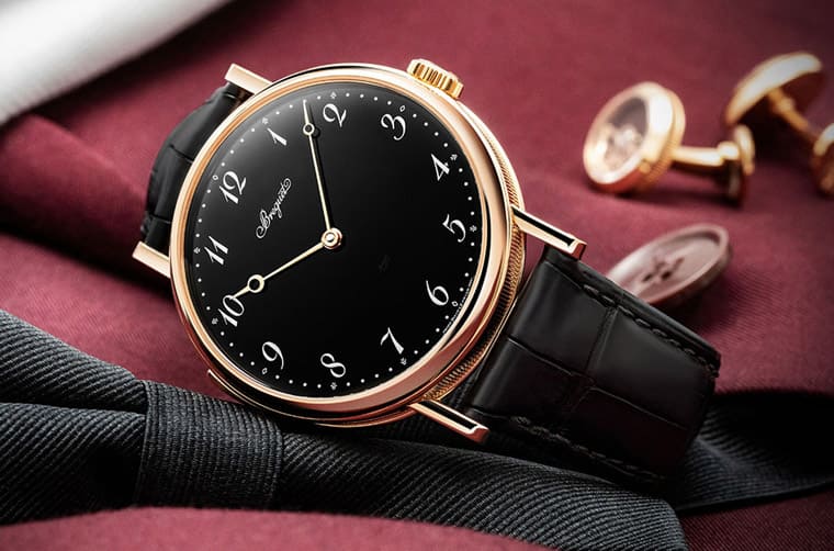寶琺璣Classique 7637三問表改換玫瑰金表殼搭黑色琺瑯面盤表背依舊令人超驚艷-復(fù)刻表