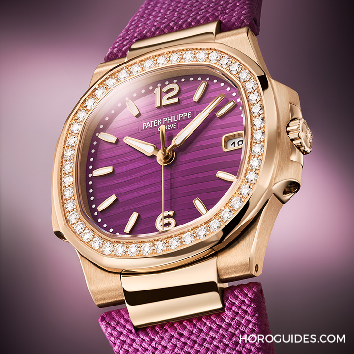 Ladies First!百達翡麗最新Aquanaut Luce「彩虹」三問表與Nautilus織紋復合表帶-復刻表