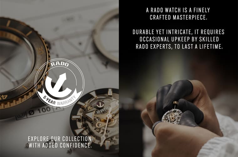 RADO雷達表將保固期從2年延長至5年但入手時間點要特別注意-復刻表
