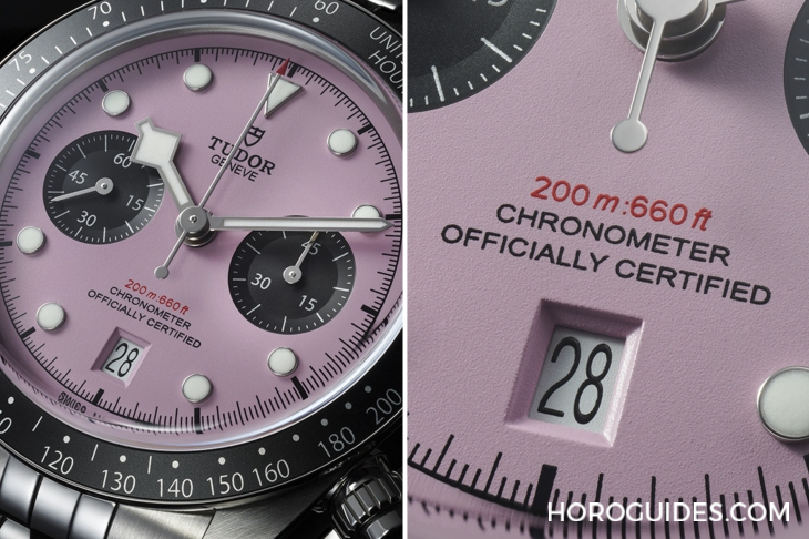 顛覆傳統的粉紅熊貓!帝舵表TUDOR發表Black Bay Chrono 'Pink'粉紅表盤計時碼表-復刻表