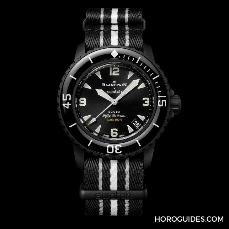 太驚喜!更貼近五十噚腕表神韻的黑色調Blancpain × Swatch聯名表款「Ocean of Storm」現身-復刻表