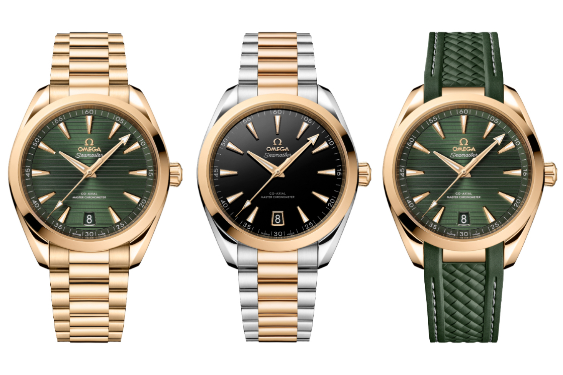 迷人月光金！ OMEGA Seamaster Aqua Terra系列腕表推出18K Moonshine金及間金新作-復(fù)刻表
