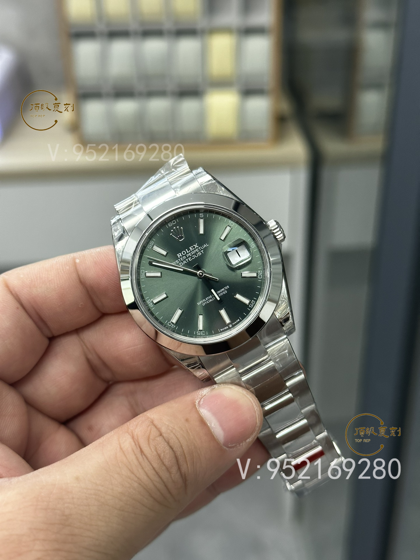 VS廠勞力士日志系列3235薄荷綠腕表:色彩與工藝的雙重革新-復刻表