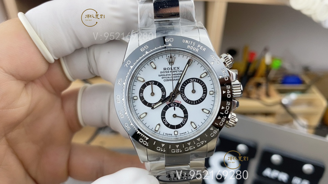 怎么快速分辨真假C廠Clean廠勞力士4130熊貓迪手表-復(fù)刻表
